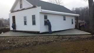 80 Amish people pick up house and move it [upl. by Ahsieat434]