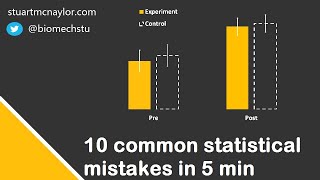 Ten Statistical Mistakes in 5 Min [upl. by Sheley]