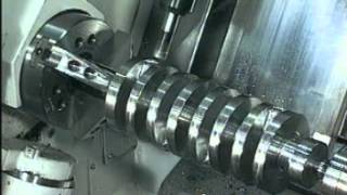 Mazak Integrex Machining NASCAR Crankshaft from Solid  Addy Machinery [upl. by Xirtaeb]