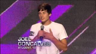 Joel Goncalves  Auditions  The X Factor Australia 2012 night 2 FULL [upl. by Oal320]