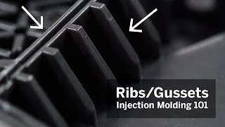 Injection Molding 101 Ribs amp Gussets [upl. by Ashmead]