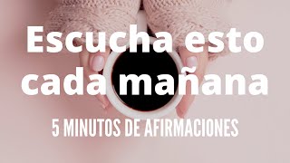 5 minutos de afirmaciones para tener un buen día  Med Soul [upl. by Gney]