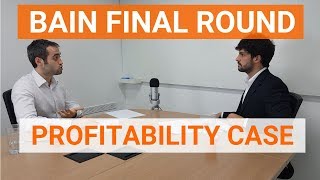 Profitability Case Study Interview Example  Solved by ExMcKinsey Consultant [upl. by Ylerebmik]