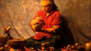 70 minute7 Chakra Continuous Meditation with 21 Antique Tibetan Singing Bowls [upl. by Atahs753]