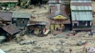 Uttarakhand rains Kedarnath devastation captured on camera [upl. by Rayburn]