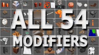 All 54 Modifiers in Blender Explained in 10 Minutes [upl. by Akitahs]