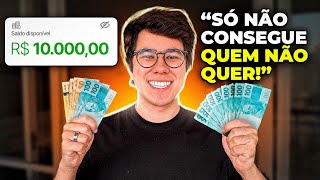 COMO JUNTAR 10 MIL REAIS EM 1 ANO MESMO GANHANDO POUCO [upl. by Arratahs]