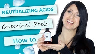 Neutralizing Chemical Peels  TCA  Hydroxy Acids [upl. by Peg]