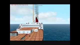 Aquitania sinking [upl. by Retrac]