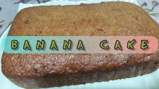 How to make BANANA CAKE  Simple Pinoy Recipe  Banana Cake [upl. by Ayotahc]