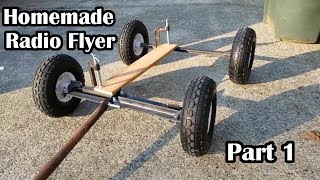 Homemade Wagon With Harbor Freight Welder Part 1 [upl. by Adnema66]