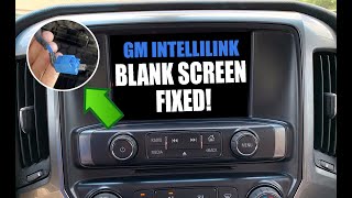 FIXED GM intellilink display blank screen flickering and bluetooth errors [upl. by Notslar104]