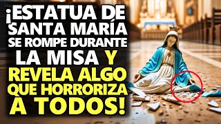 ¡Estatua De Santa María Se Rompe Durante La Misa Y Revela Algo Que Horroriza A Todos [upl. by Old540]