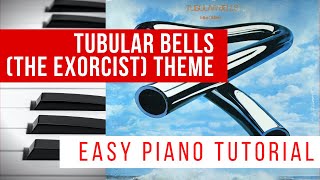 Tubular bells  The Exorcist piano tutorial  shorts [upl. by Hadlee]