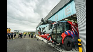 Opening nieuwe brandweerkazerne luchthaven Rotterdam The Hague Airport [upl. by Ries459]