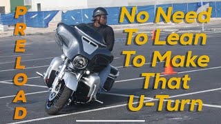 Do You Fear Leaning Your Motorcycle While Making UTurns At Slow Speeds Watch This [upl. by Myrtia]