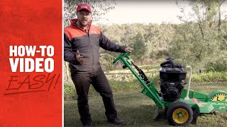 How to Use a Stump Grinder [upl. by Birkner]