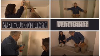 How to Build a Simple Closet [upl. by Naffets]