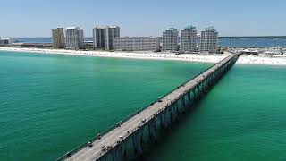 Aerial view of Navarre Beach [upl. by Notterb]