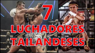 LOS 7 Luchadores de MUAY THAI mas letales de TAILANDIA [upl. by Ellard222]