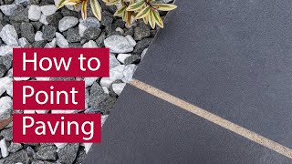 How to Point Patio Paving [upl. by Adnamaa861]