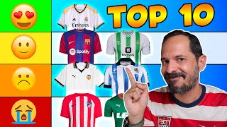 Top 10 MEJORES CAMISETAS de LaLIGA 202324 [upl. by Rawde]