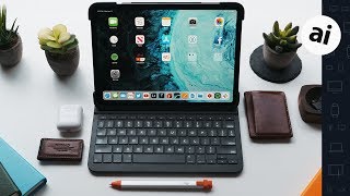 Logitech Slim Folio Pro Review The Best iPad Pro Keyboard [upl. by Nim538]