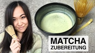 Matcha Zubereitung  Matcha Tee Wirkung [upl. by Durr]