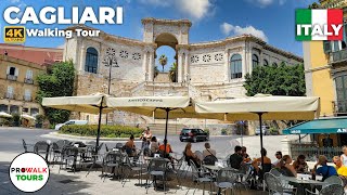 Cagliari Sardinia Walking Tour  4K  with Captions Prowalk Tours [upl. by Deutsch]