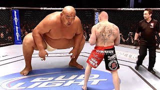 Sumo Wrestler vs MMA Fighter [upl. by Nevuer]