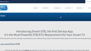 How to setup STB Emulator in Smart TV use the app Smart STB [upl. by Yerffeg874]