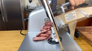 MeatEater’s Ben O’Brien Shows How To Use a Meat Slicer With Your Wild Game Meat [upl. by Ytirehc]