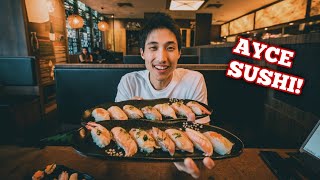 AYCE Sushi Buffet Challenge with a Competitive Eater  Best Sushi Buffet in Singapore [upl. by Ornie]