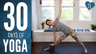 Day 5  FEEL ALIVE FLOW 30 Days of Yoga [upl. by Sarette]