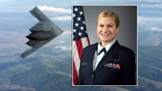 Meet the female bomber pilot who will be leading the Super Bowl flyover [upl. by Josi629]