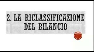 La Riclassificazione del Bilancio [upl. by Adlei]