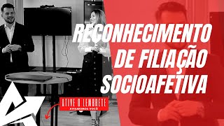 DIREITO DE FAMÍLIA Reconhecimento de filiação socioafetiva [upl. by Cerveny]