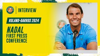 Nadal first press conference  RolandGarros 2024 [upl. by Dodson]