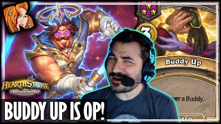 BUDDY DISCOVER IS WILD  Hearthstone Battlegrounds [upl. by Celtic]