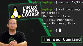 Linux Crash Course  The sed Command [upl. by Ferretti]