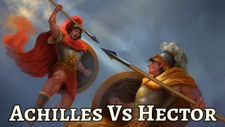 Both Fight Scenes of Achilles vs Hector TV Show and Movie HD [upl. by Ahcila]