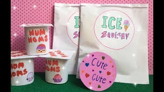 ABRINDO SURPRESAS CASEIRAS NUM NOMS SQUISHY CUTE CUTE [upl. by Fotinas]