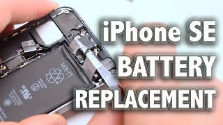 iPhone SE Battery Replacement [upl. by Einaled]