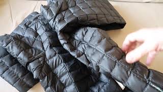 The North Face Thermoball Jacket Unboxing Folding into its own Pocket [upl. by Noillid]