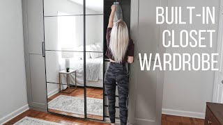 BuiltIn Closet Wardrobe  HomeWithStefani [upl. by Othelia]