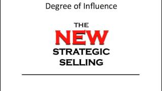 Miller Heiman Strategic Selling Part 4 Degree of Influence [upl. by Kwok]