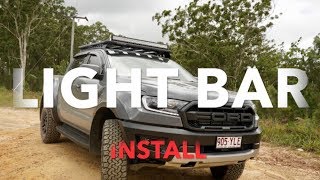 HOW TO  LIGHT BAR INSTALL  EASY [upl. by Nitsir670]