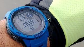 Garmin Instinct Solar Cycling Watch Review [upl. by Heringer]