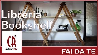 Fai da te  Costruire una libreria in legno spendendo pochissimo  DIY bookshelf [upl. by Joelly]