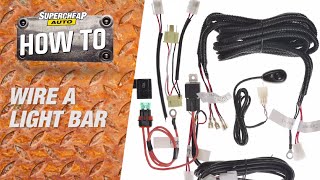 How to  Wire a LED Light Bar  Supercheap Auto [upl. by Titus]